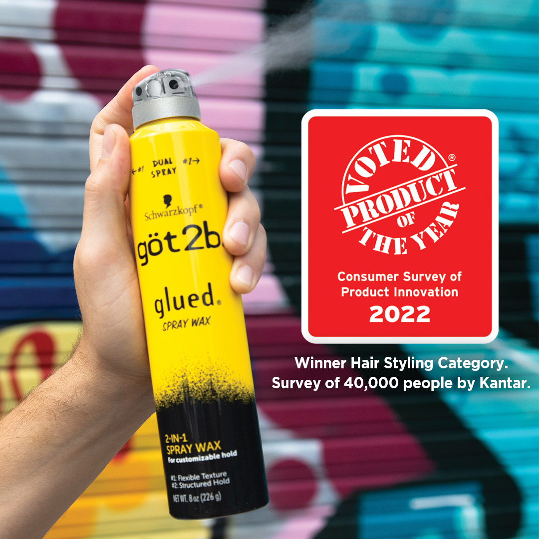 göt2b® Glued® 2-in-1 Spray Wax