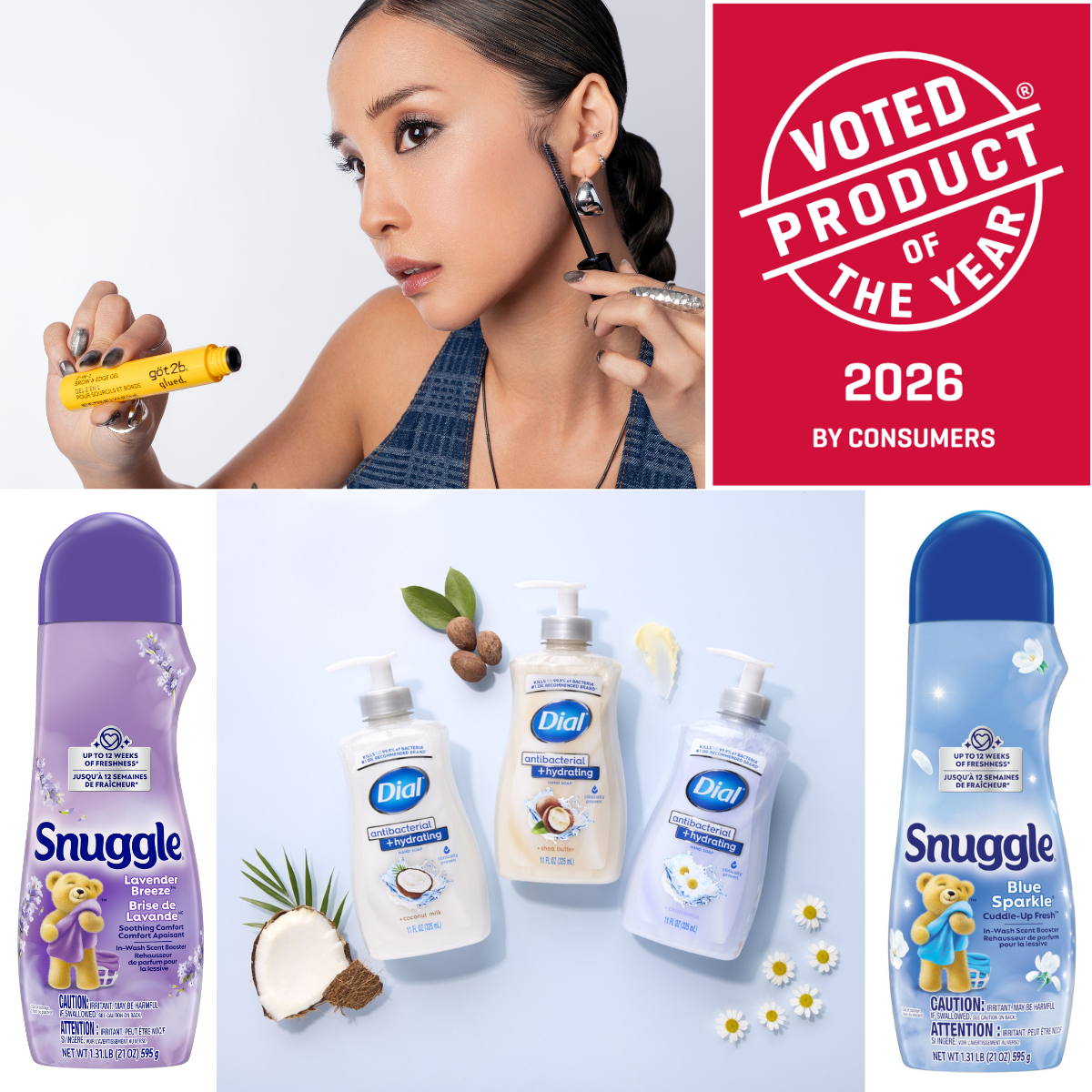 Dial®, Snuggle®, and göt2b® win Product of the Year™ 2026 Awards