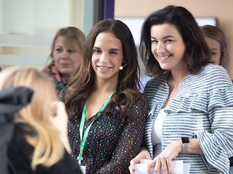 Lea Vajnorsky, Head of Platform Development at Henkel X Ventures and Dorothee Bär, Minister of State for Digital Affairs