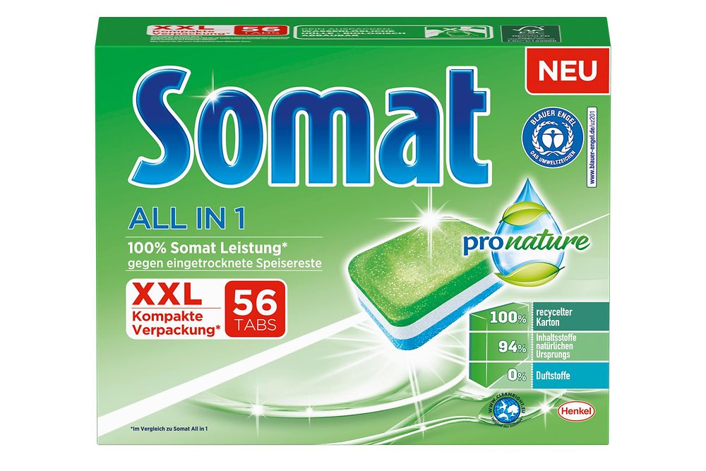 Die neuen Somat All in 1 Pro Nature-Tabs