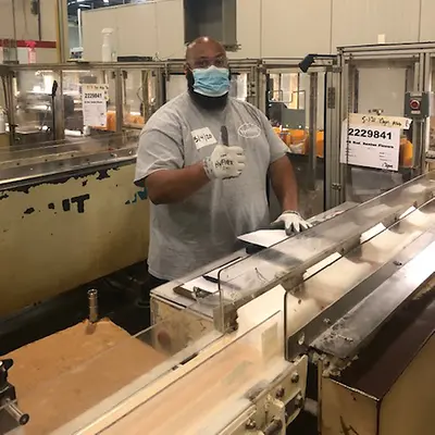 Bowling Green employees like Ron Collier, pictured above, have been essential in Henkel’s ability to continue providing in-demand laundry products to customers during the COVID-19 pandemic. 