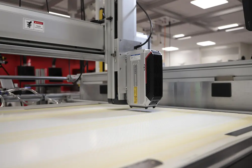 Printed Spacer Technology: automated printing and verification 