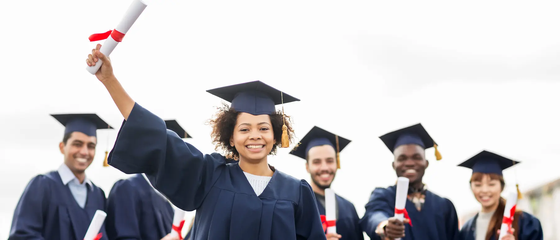 cheering graduates