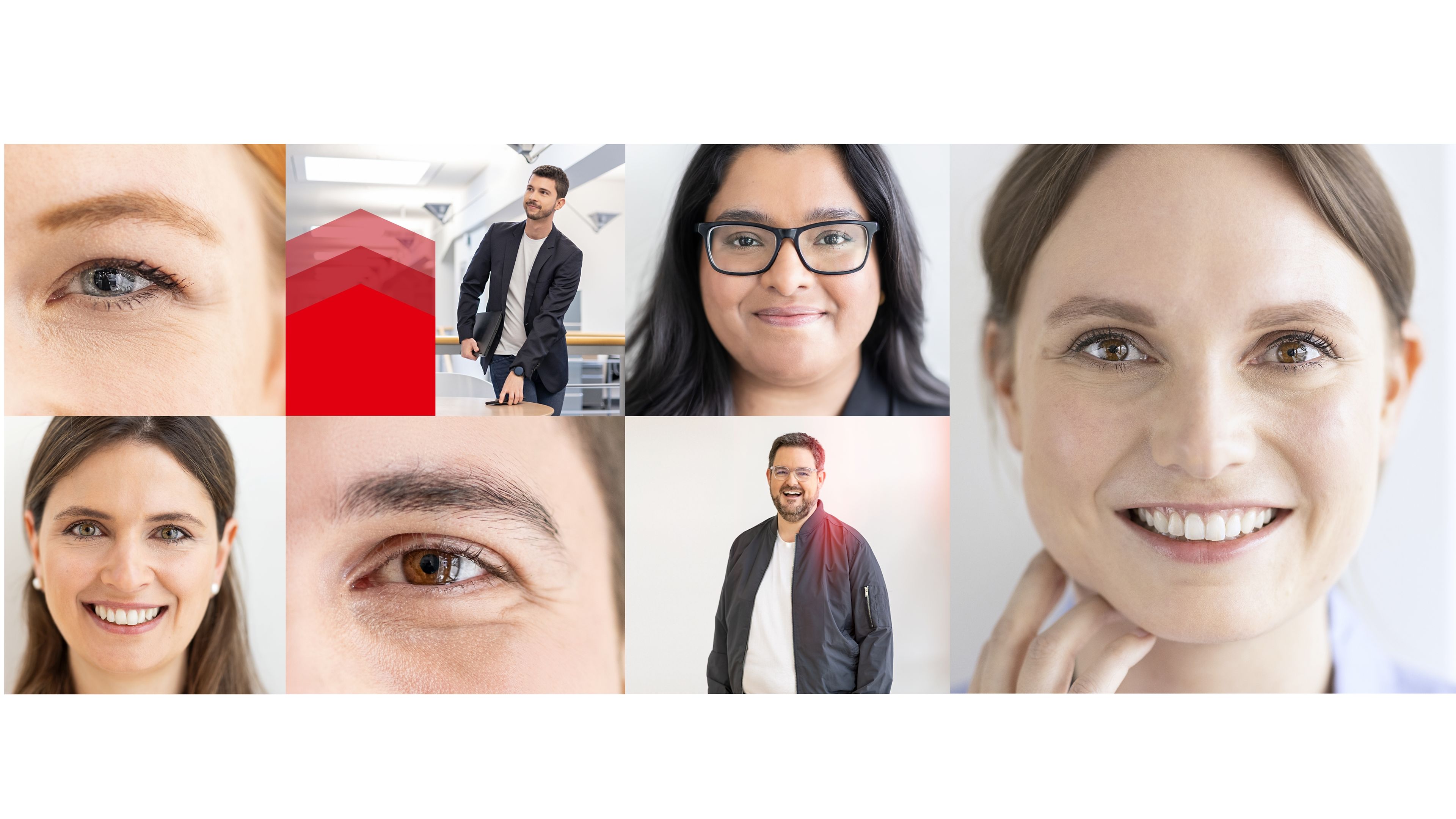 Various Henkel employee portraits gathered in a collage