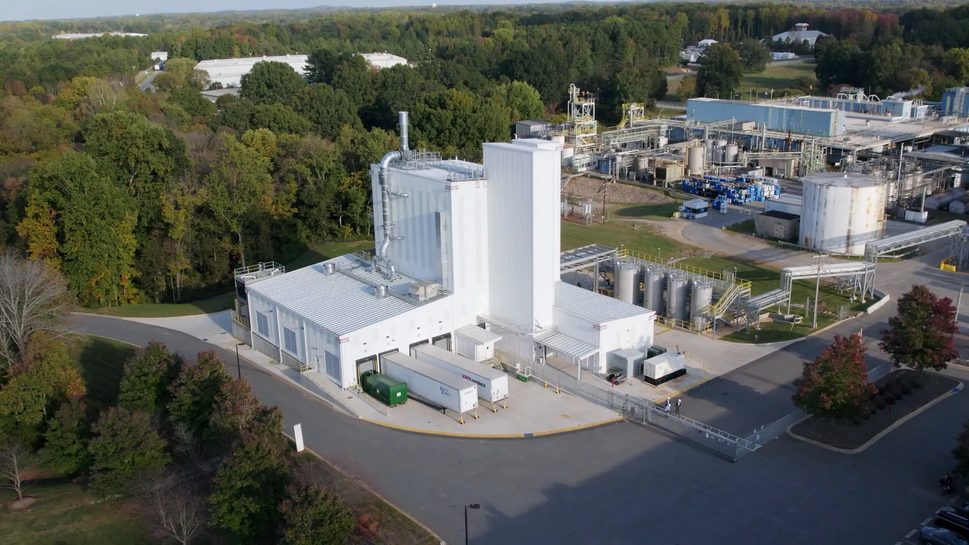 Aerial photo of Salisbury, NC plant
