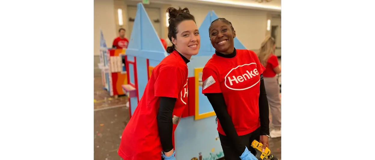 Henkel employees partner with Habitat for Humanity to help children in need.