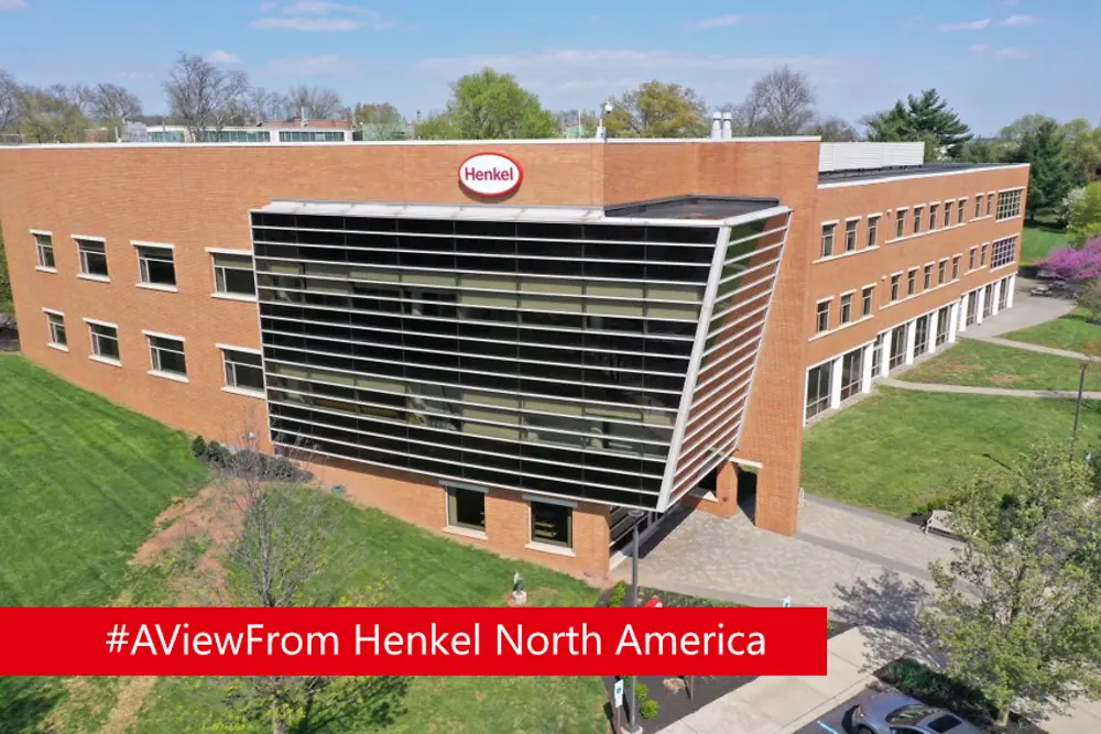 Building exterior with Henkel logo