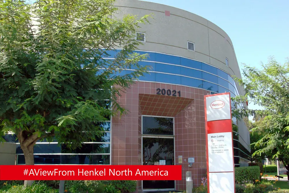 Building exterior with Henkel logo
