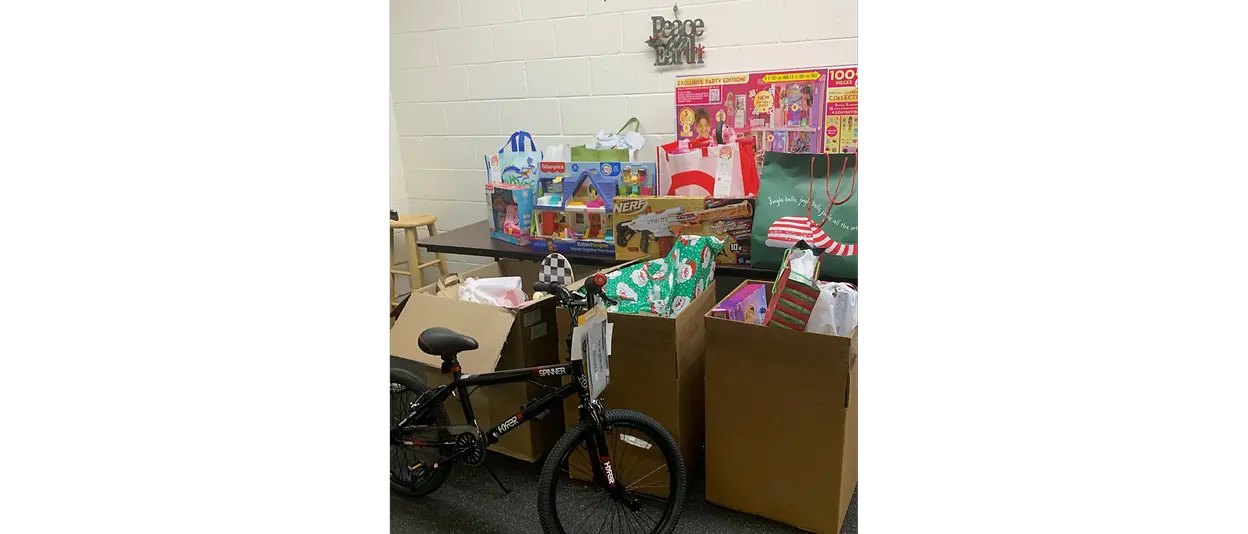 bicycle in front of filled cartons