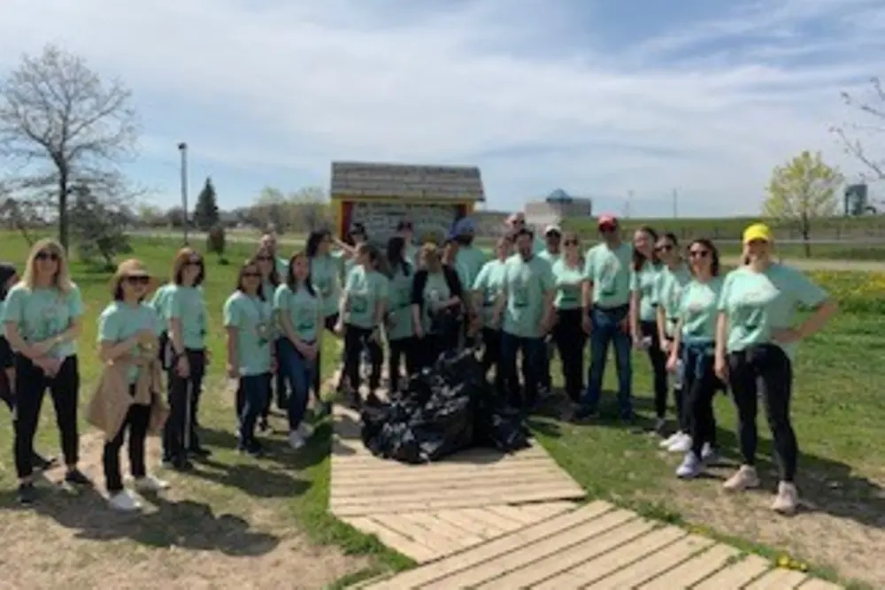 group photo with Kyrylo Fedoruk and Sukhjot (SJ) Girgla