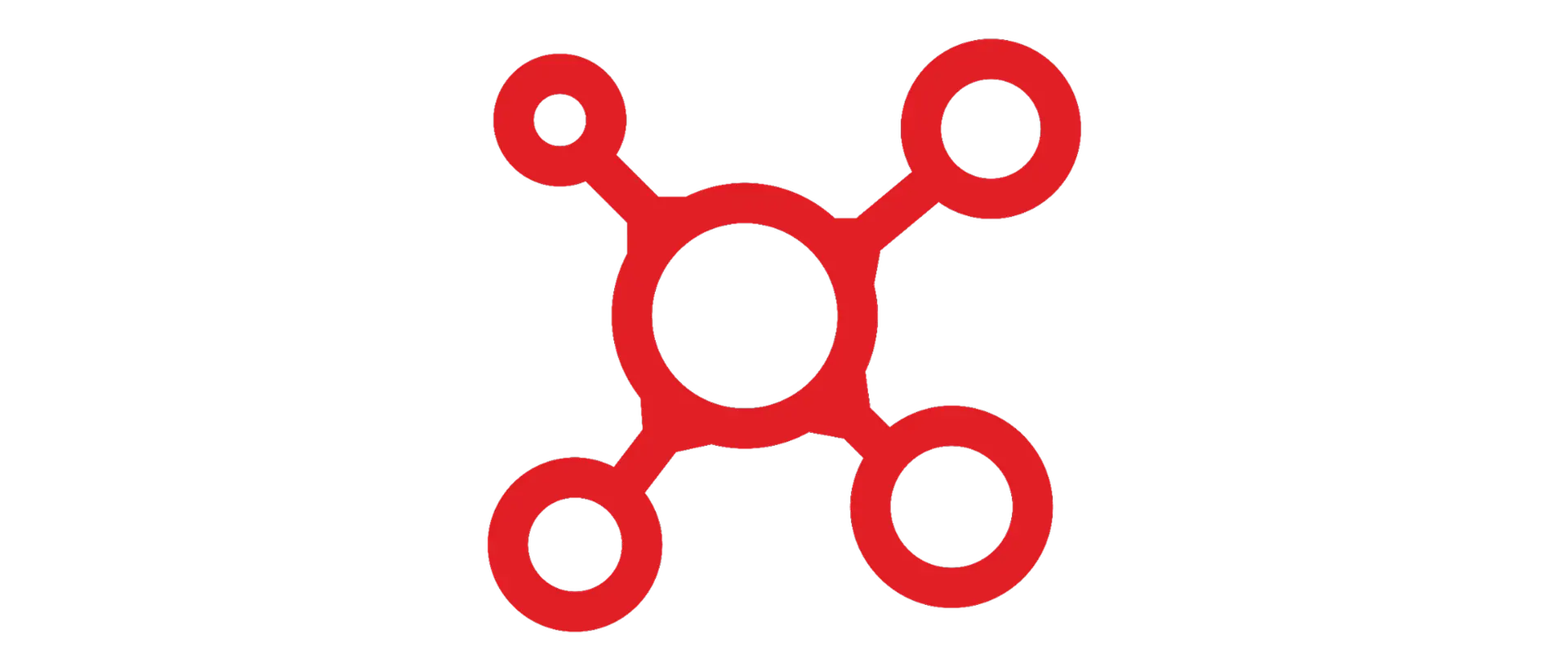 Icon featuring a molecule.