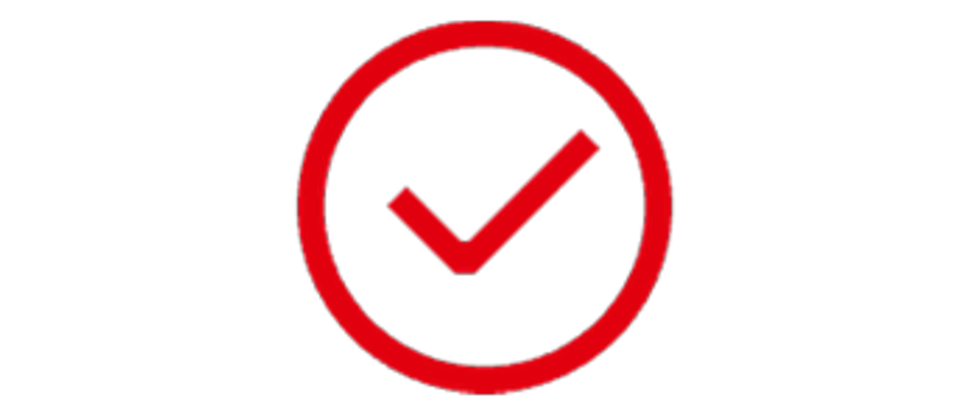 Icon with checkmark.