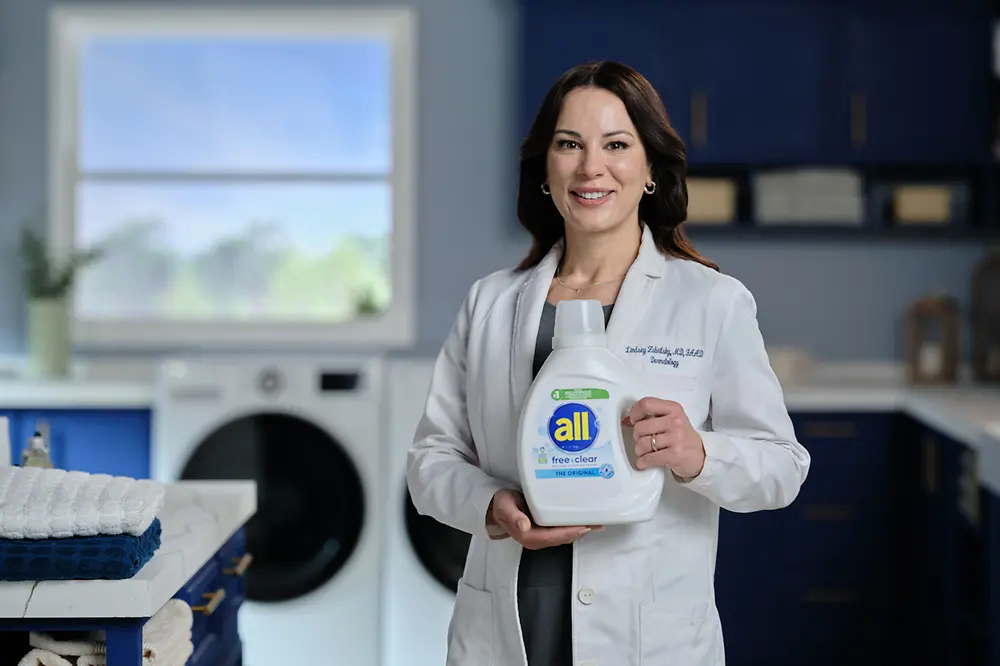 all® free clear Laundry Detergent is Helping Care for Skin… in the Laundry Room