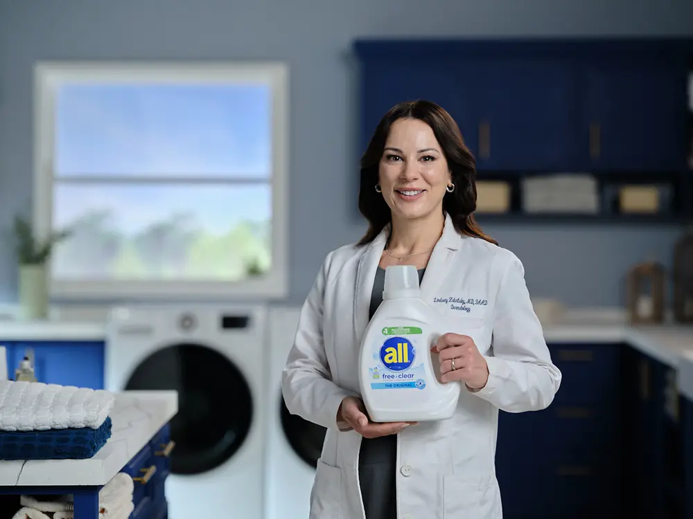 all® free clear Laundry Detergent is Helping Care for Skin… in the Laundry Room