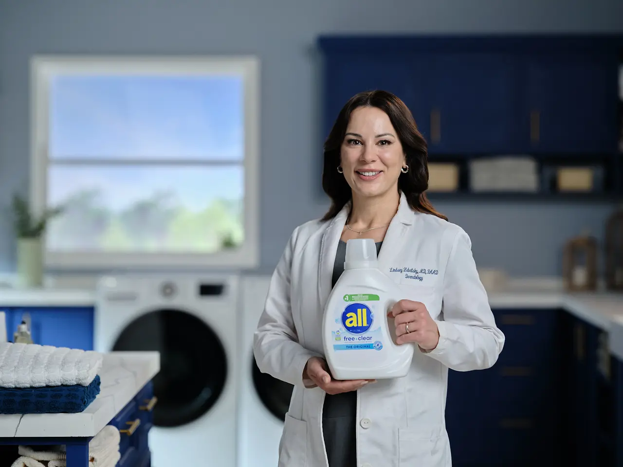 all® free clear Laundry Detergent is Helping Care for Skin… in the Laundry Room