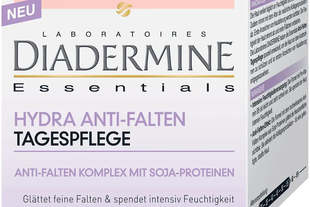 Diadermine Essentials Hydra Anti-Falten Tagespflege
