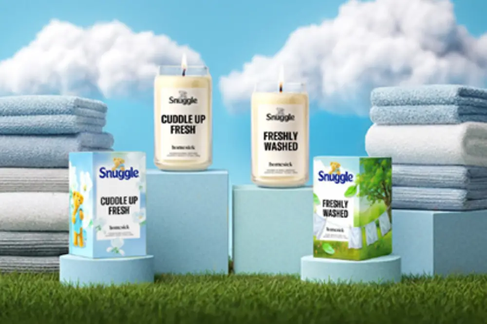 Inspired by Snuggle® Brand's Best-Selling Scents, New Homesick Candles Bring Laundry to Homes in a Fresh New Way