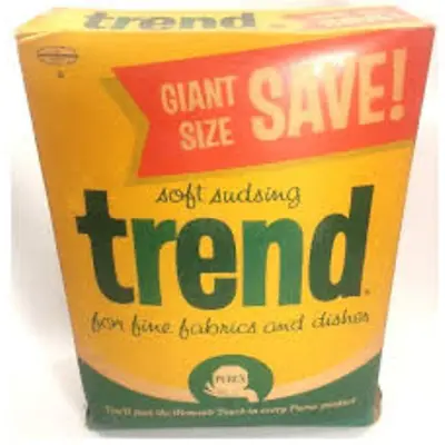 Photo of Purex light duty detergent “Trend” from 1946. 