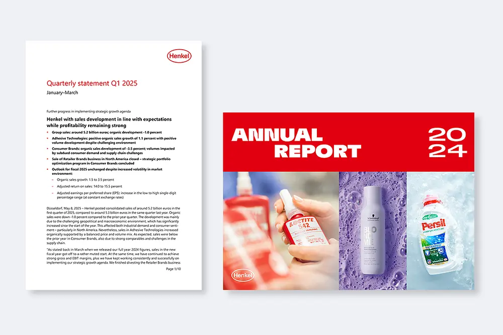 Covers of Henkel reports