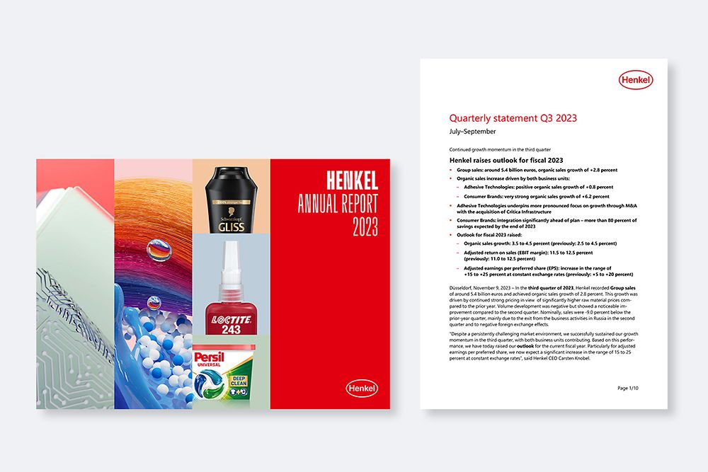 Covers of Henkel reports