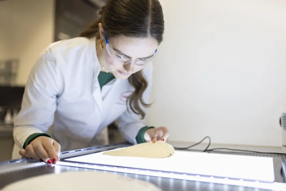 
To promote the circular economy, Henkel is working on innovative, circular-ready adhesive solutions. In its Packaging Recyclabs, experts examine, among other things, the recyclability of fiber-based packaging.