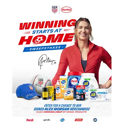 Henkel celebrates the passion for soccer with U.S. National Team promotions and chances to win exciting prizes, including signed jerseys by soccer legend, Alex Morgan