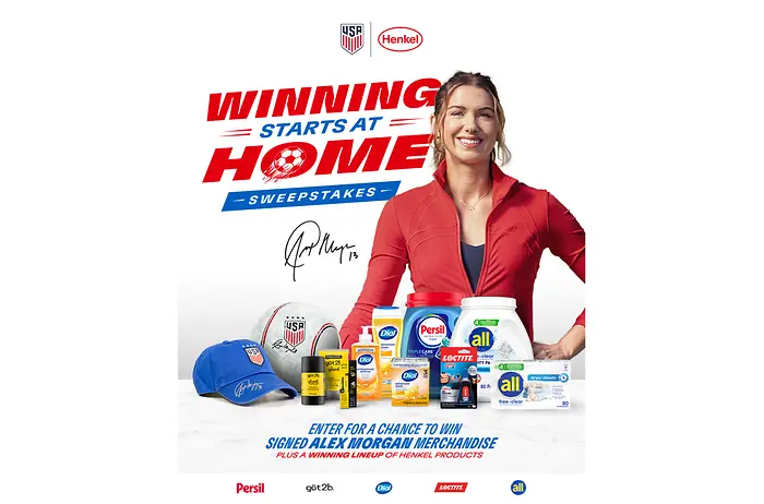 Henkel celebrates the passion for soccer with U.S. National Team promotions and chances to win exciting prizes, including signed jerseys by soccer legend, Alex Morgan