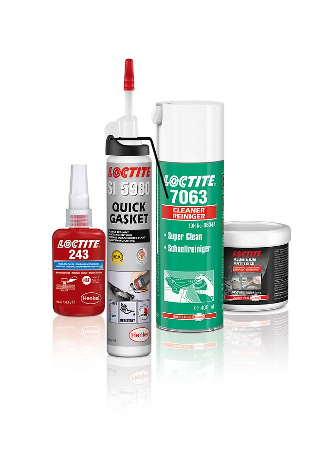 The Loctite maintenance and repair product range
