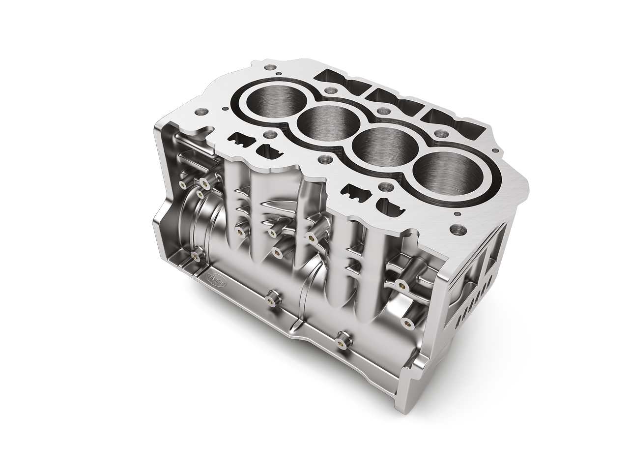 
The lubricant concentrate Bonderite L-CA CP 791 makes it possible to remove light metal castings such as aluminum engine blocks from the die-casting mold easily and without residue.