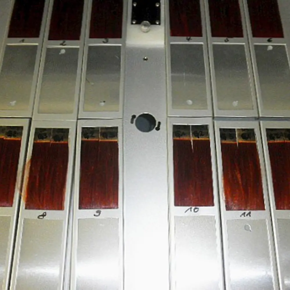 
UV/VIS Irradiation of Hair Samples