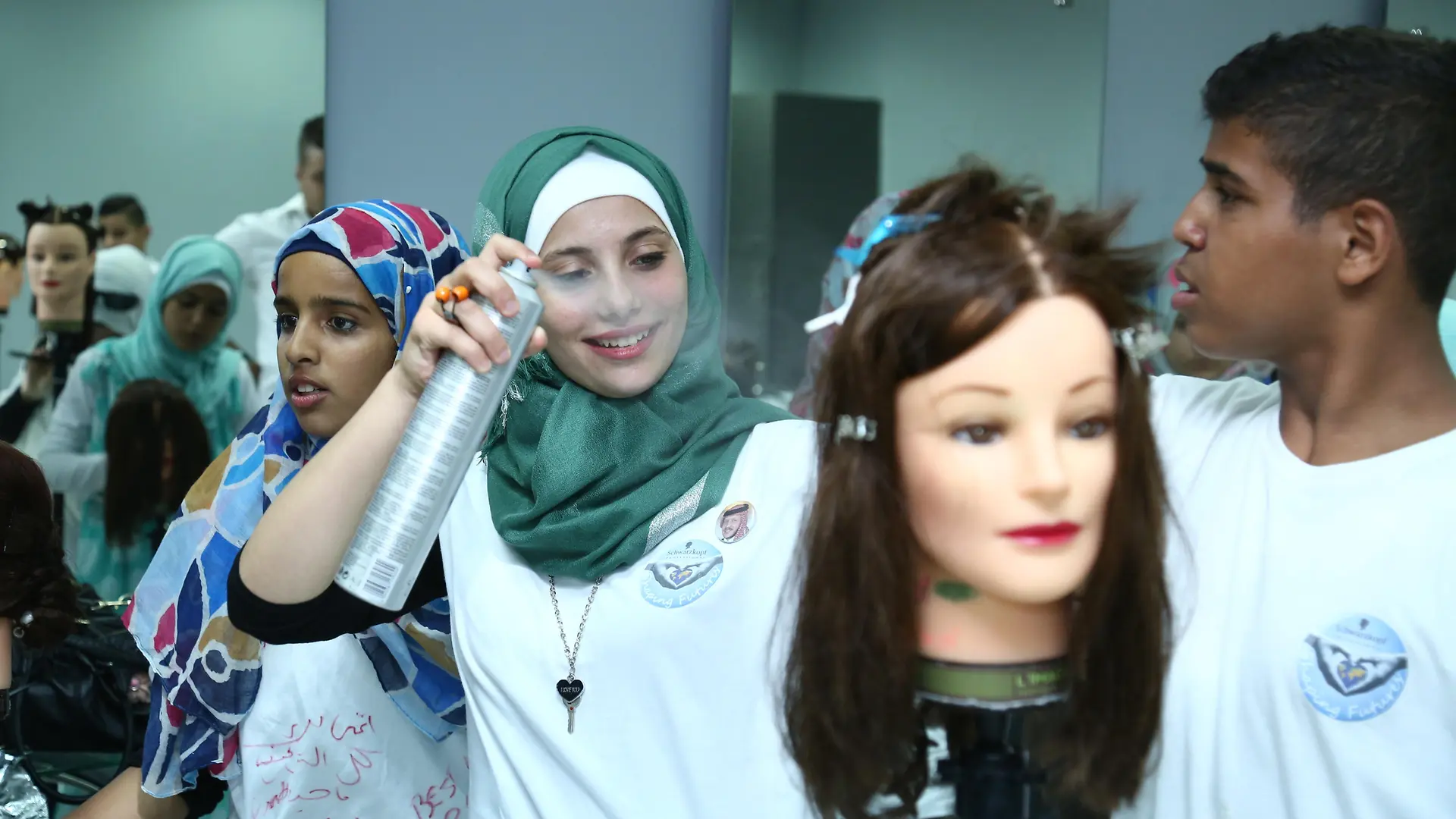 During classes, students are given the opportunity to meet with local salon owners, enabling them to purse careers in nearby salons once they graduate.