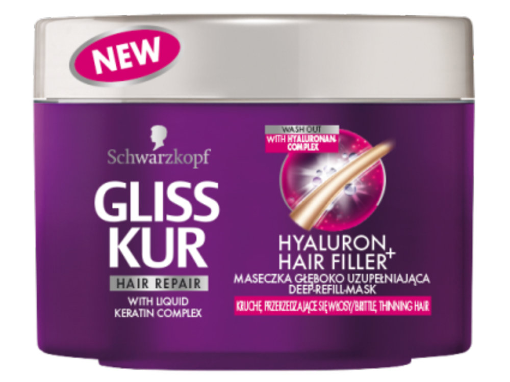 2014-08-04-Gliss Kur Hyaluron + Hair Filler maseczka Głęboko Uzupełniająca