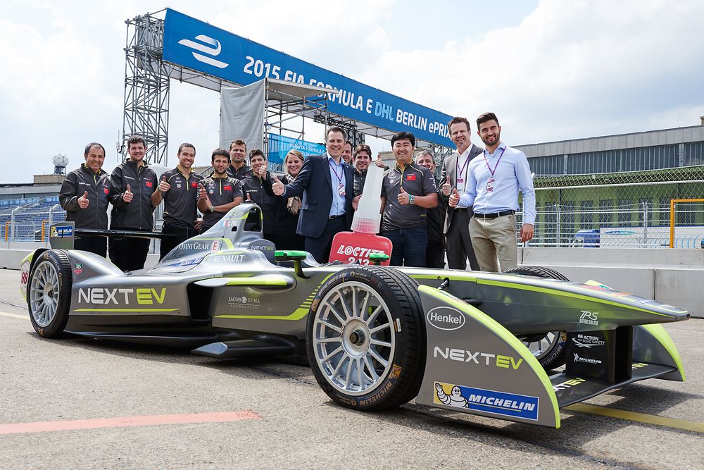 Henkel unterstützt das NEXTEV TCR Team in der Formel E