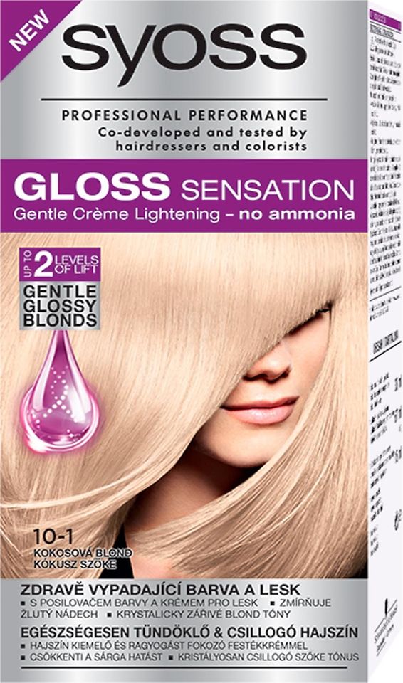 Farba na vlasy Syoss Gloss Sensation 10-1 Kokosový blond