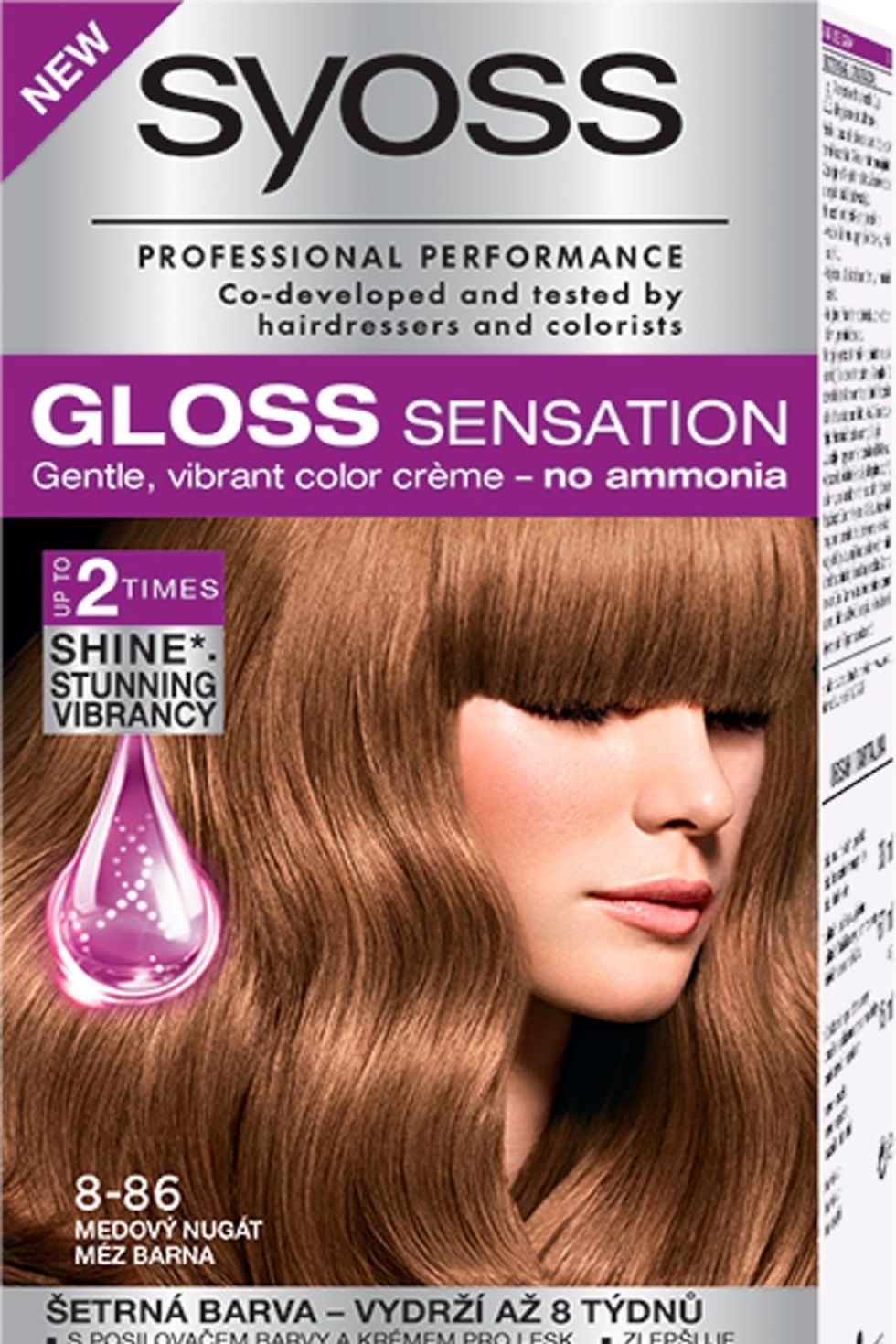 Farba na vlasy Syoss Gloss Sensation 8-86 Medový nugát