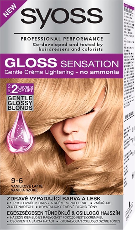 Farba na vlasy Syoss Gloss Sensation 9-6 Vanilkové latte