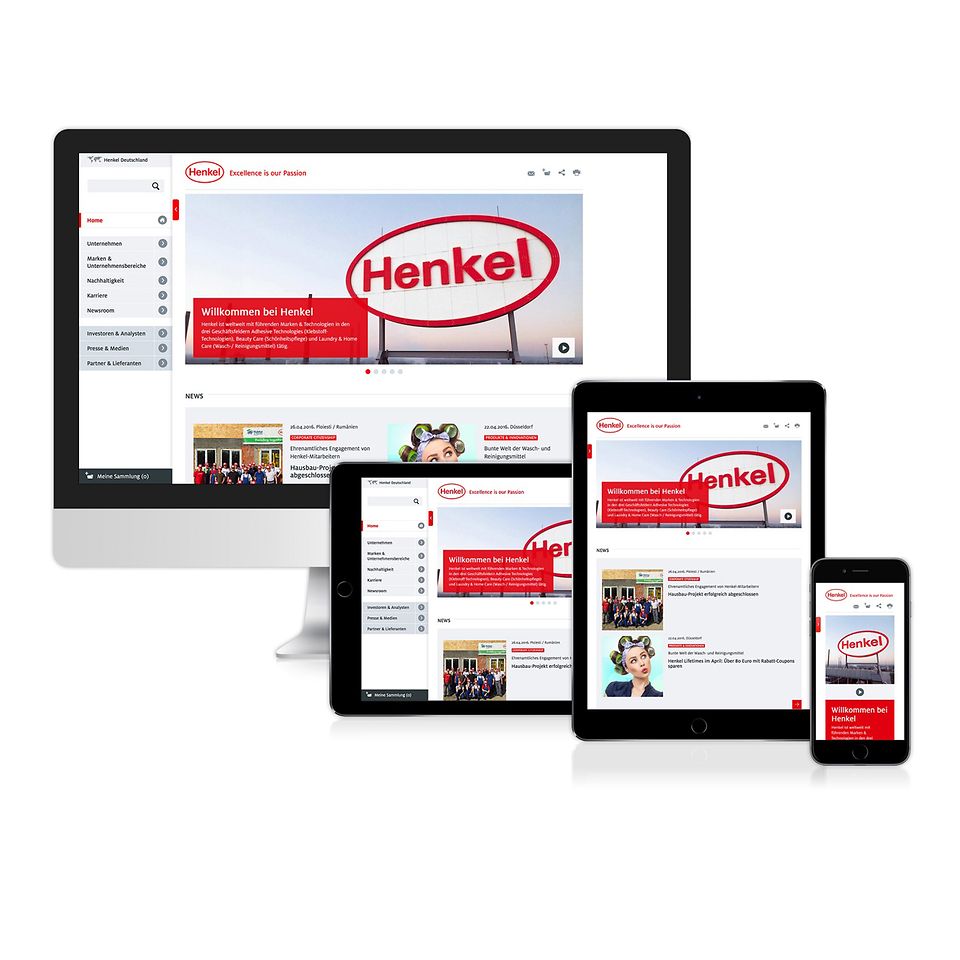 Henkel-Webseite