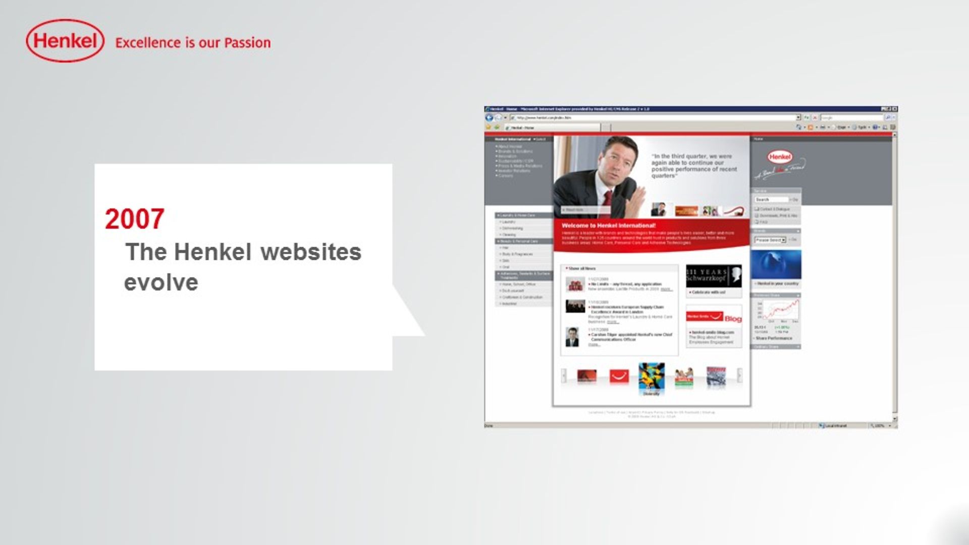 Henkel Website 2007