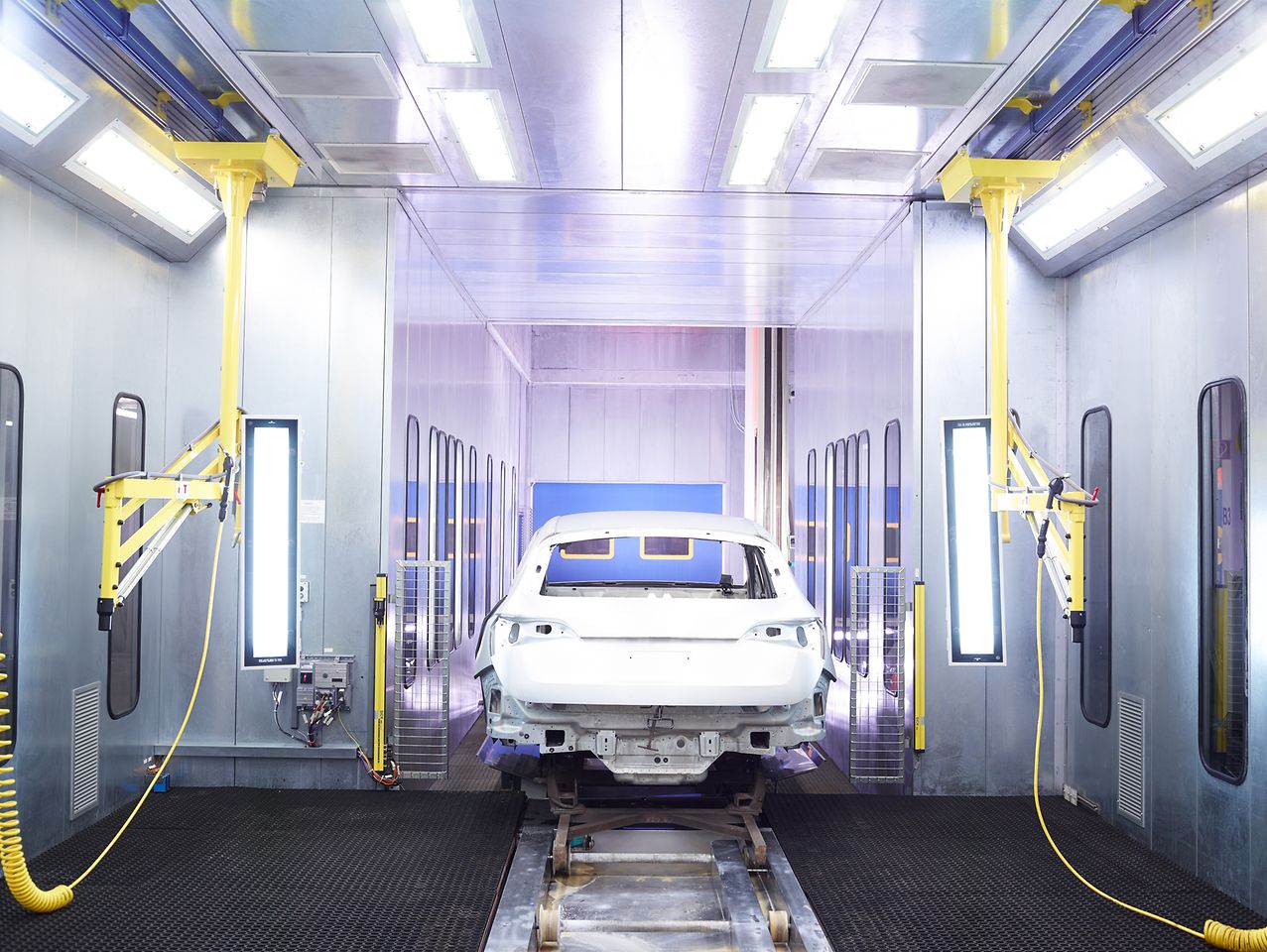 Patentierter Bonderite Zwei-Stufen-Prozess von Henkel zur Oberflächenbehandlung von Karosserien bei Audi