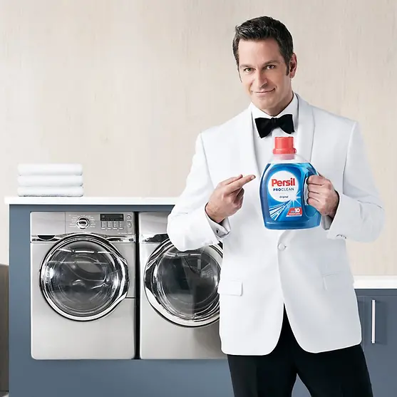 Persil detergent’s superhero, “The Professional”