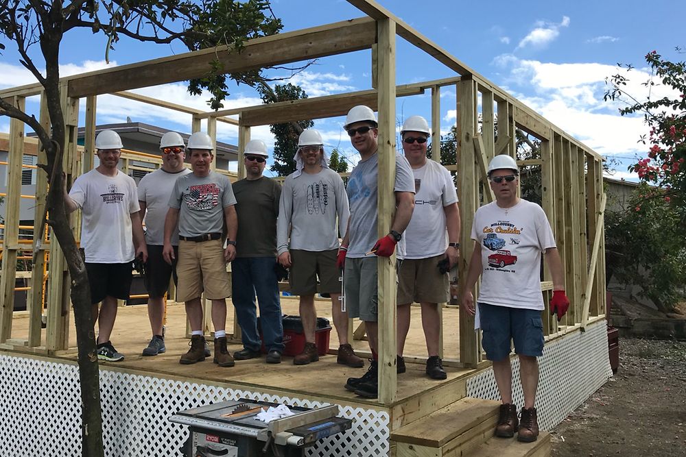 A group of Henkel employees rebuilt a house of a local resident - from the first constructions…