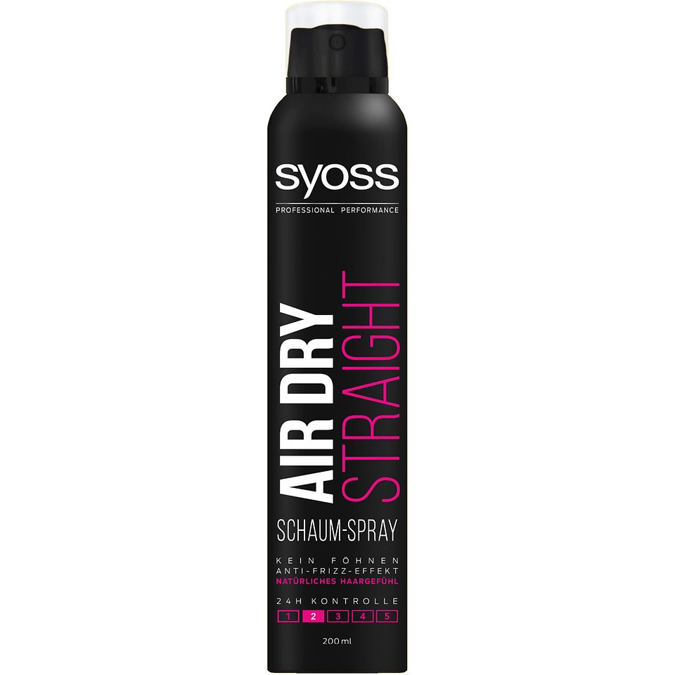 Syoss Air Dry Straight Schaum-Spray