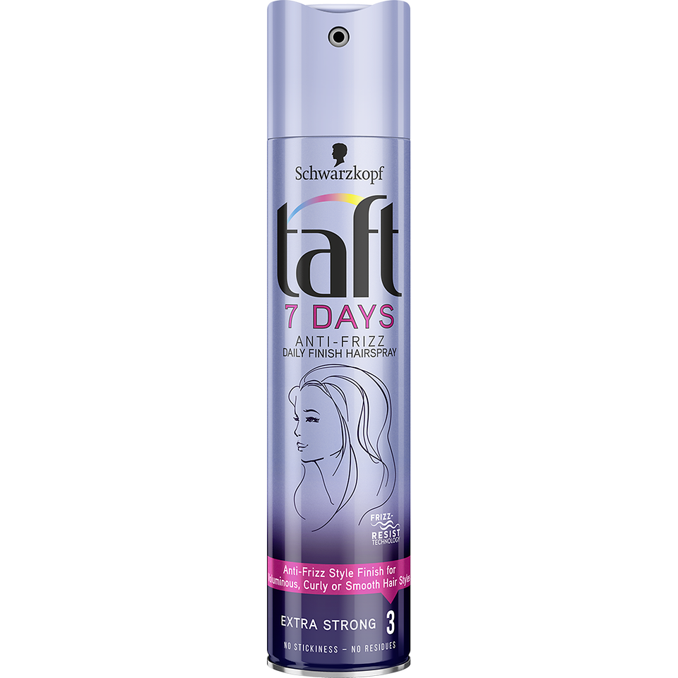 Taft 7 Days ANTI-FRIZZ DAILY FINISH lak na vlasy