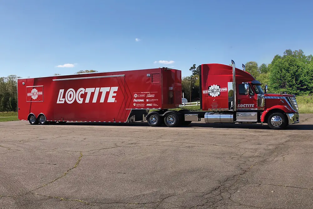 The LOCTITE® Seeing Is Believing Tour Truck