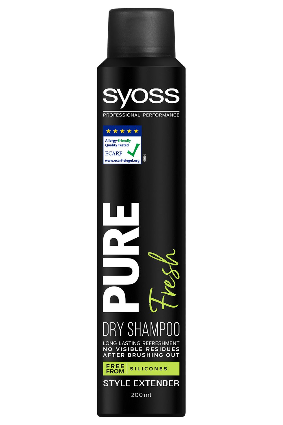 SYOSS PURE suchý šampón