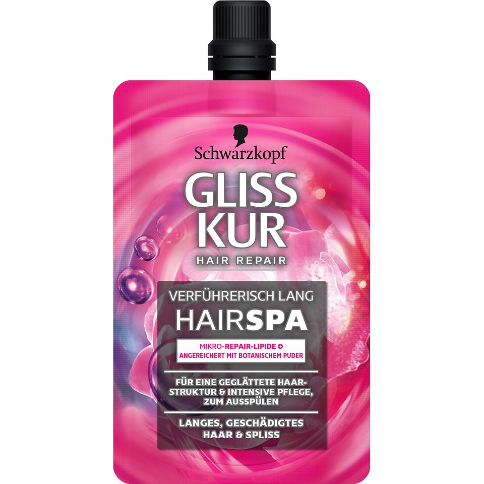 Gliss Kur Verführerisch Lang Hairspa mit Mikro-Repair-Lipiden